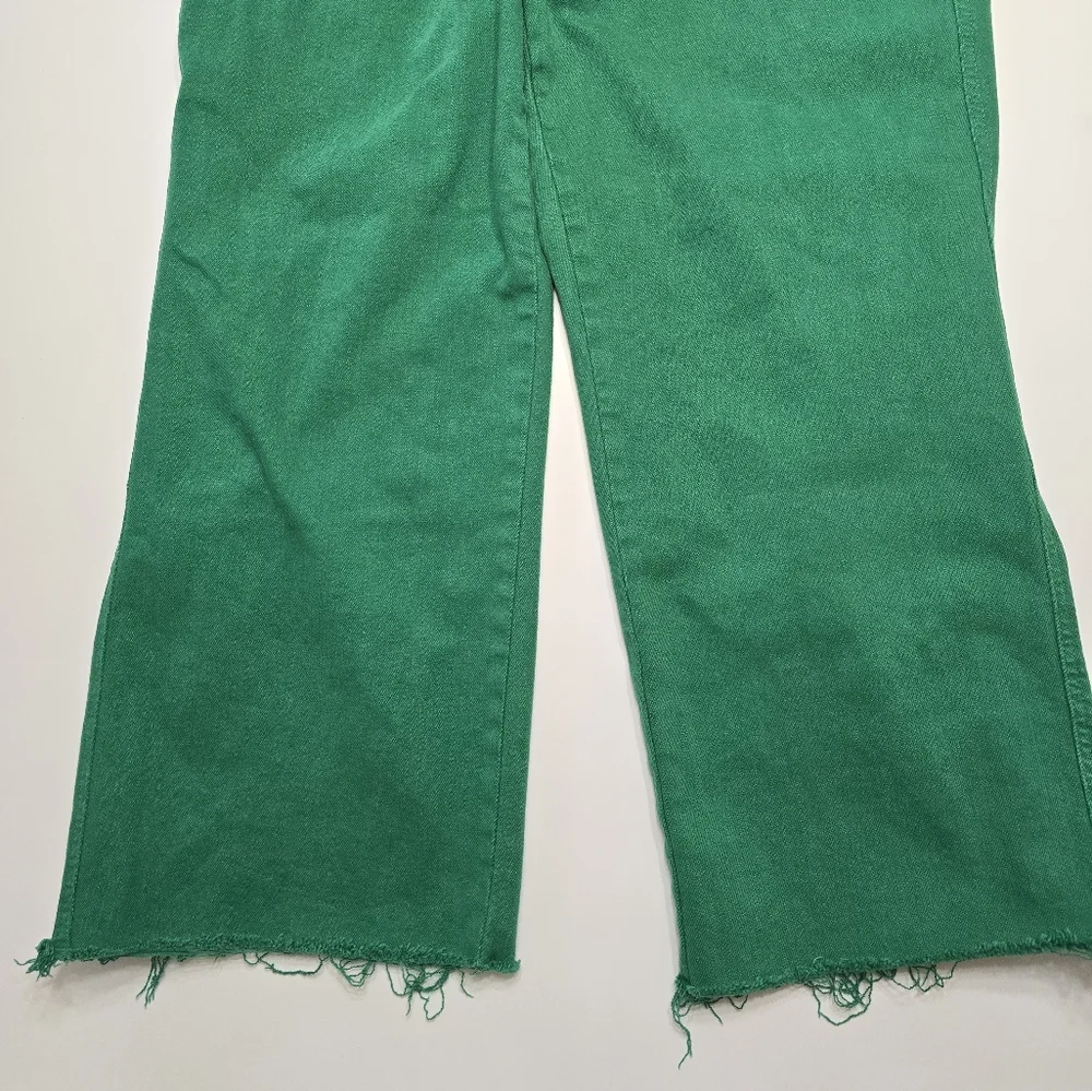 Judy Blue Women's Green Flare Jeans 14w - Picture 4 of 8